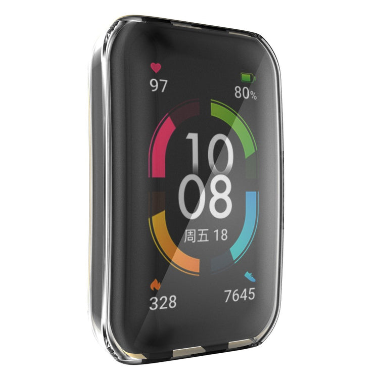 Mega Flot Silikone Cover til Honor Band 6 - Gennemsigtig#serie_6