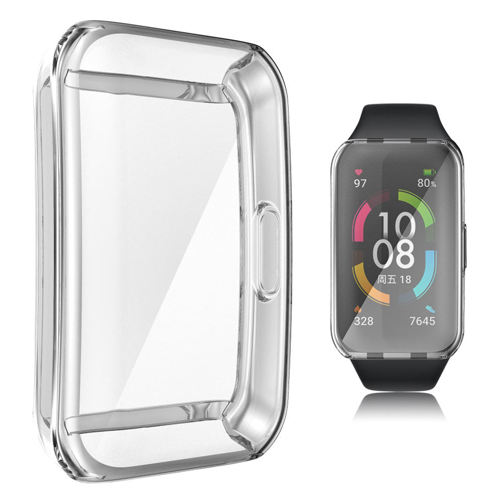 Mega Flot Silikone Cover til Honor Band 6 - Gennemsigtig#serie_6