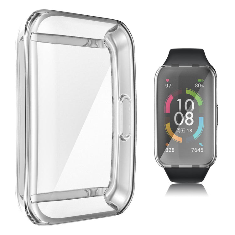 Mega Flot Silikone Cover til Honor Band 6 - Gennemsigtig#serie_6