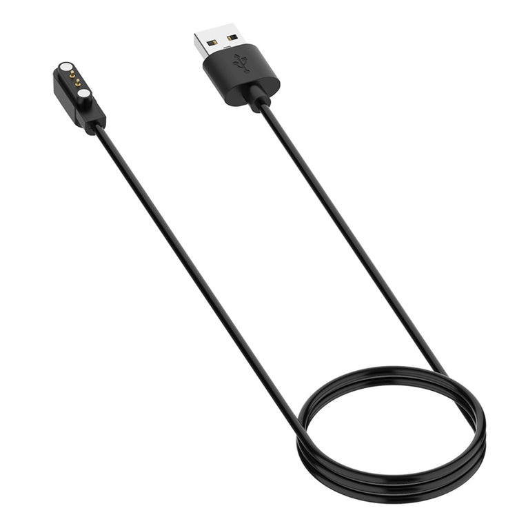1m Realme Watch 3 / Realme Watch 3 Pro Magnetisk  USB Opladningskabel - Sort#serie_1