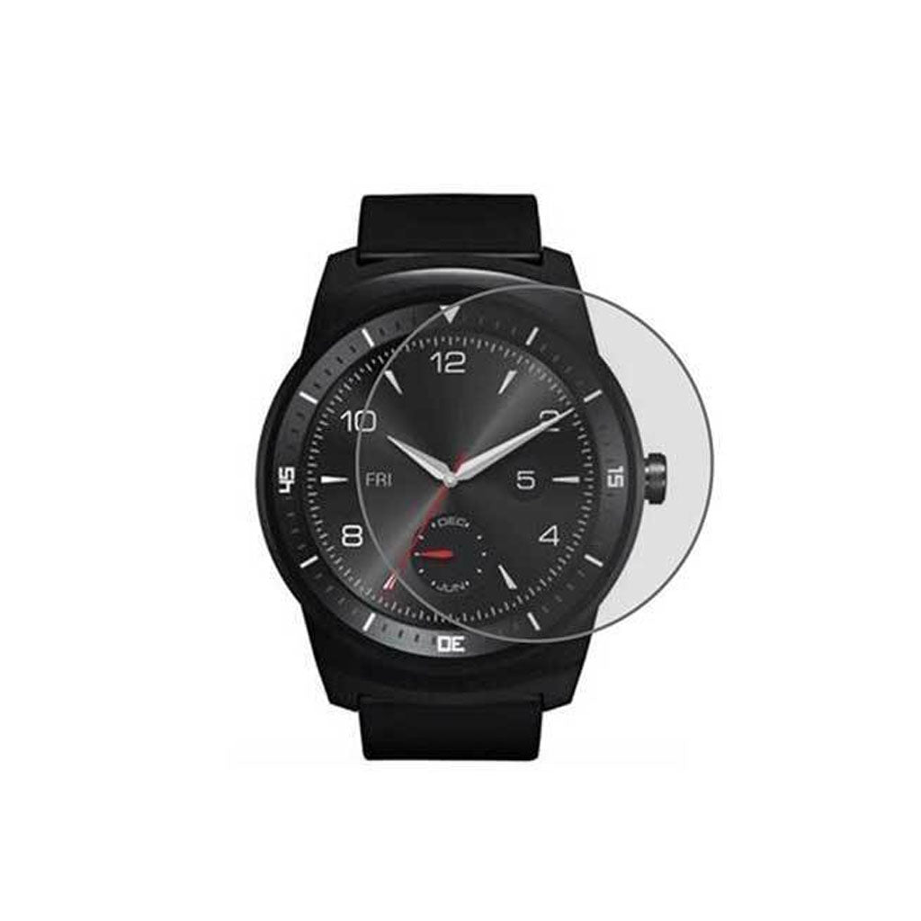 Super Flot LG G Watch R W110 Cover med Skærmbeskytter i Glas - Gennemsigtig#serie_258