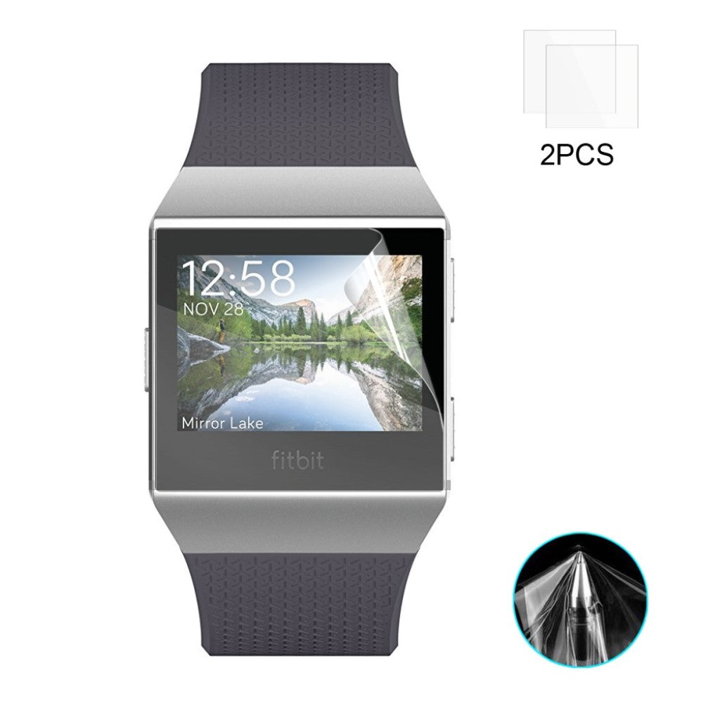 Fitbit Ionic Plastik Skærmbeskytter - Gennemsigtig#serie_606
