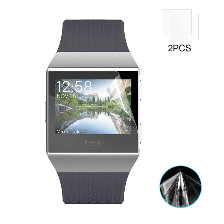 Fitbit Ionic Plastik Skærmbeskytter - Gennemsigtig#serie_606