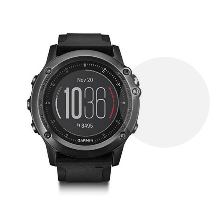 Garmin Fenix 3 Hærdet Glas Skærmbeskytter - Gennemsigtig#serie_026