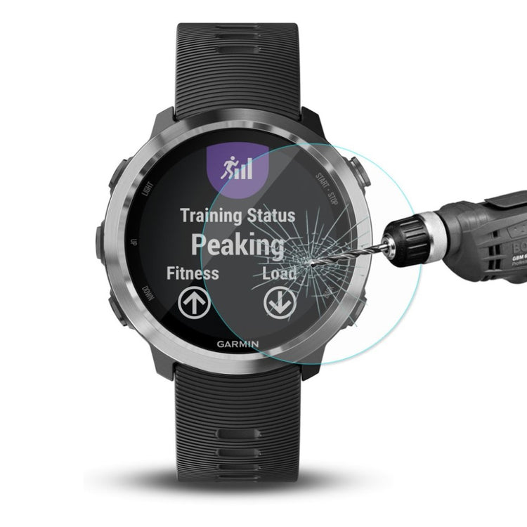 Garmin Forerunner 645 Hærdet Glas Skærmbeskytter - Gennemsigtig#serie_030