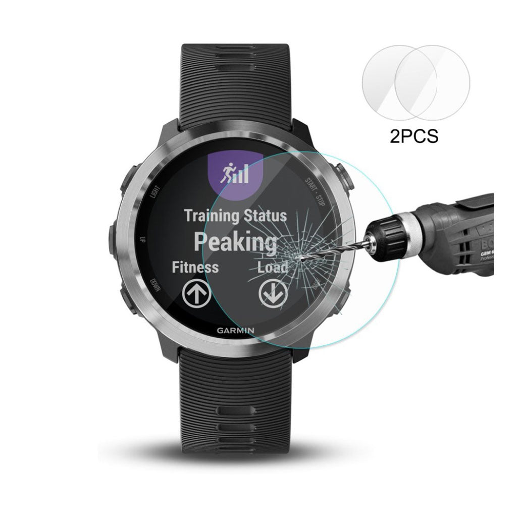 Garmin Forerunner 645 Hærdet Glas Skærmbeskytter - Gennemsigtig#serie_031