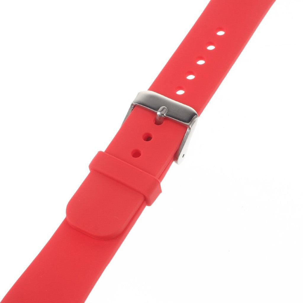 Mega hårdfør Samsung Gear Fit2 Silikone Rem - Rød#serie_4