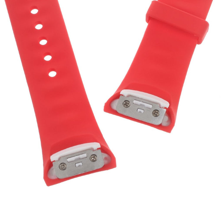 Mega hårdfør Samsung Gear Fit2 Silikone Rem - Rød#serie_4