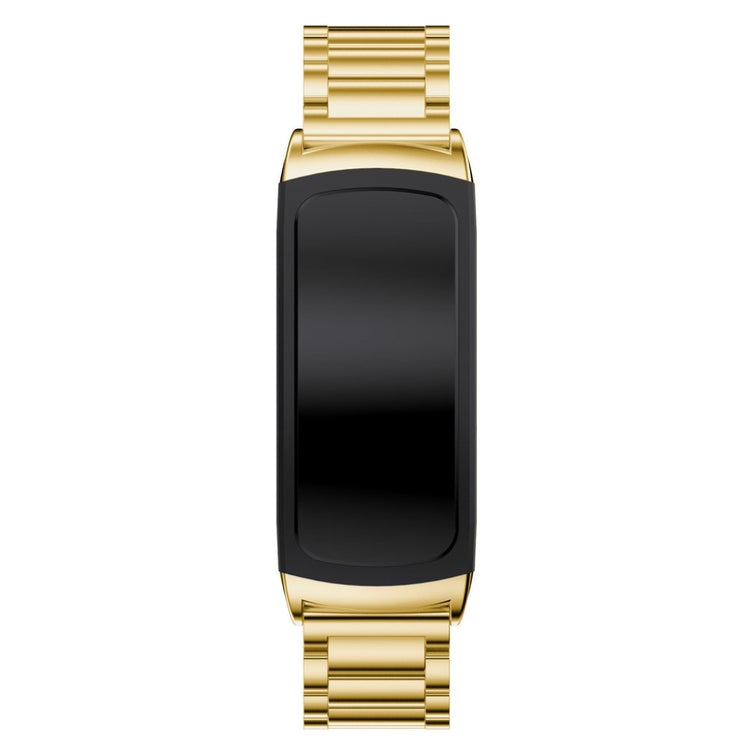 Rigtigt pænt Samsung Gear Fit2 Metal Rem - Guld#serie_1