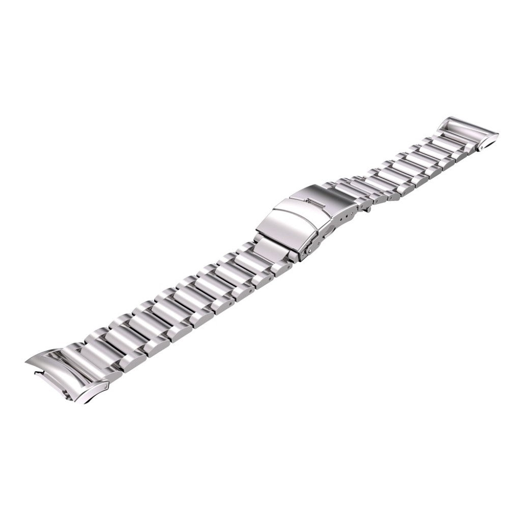 Rigtigt pænt Samsung Gear Fit2 Metal Rem - Sølv#serie_3