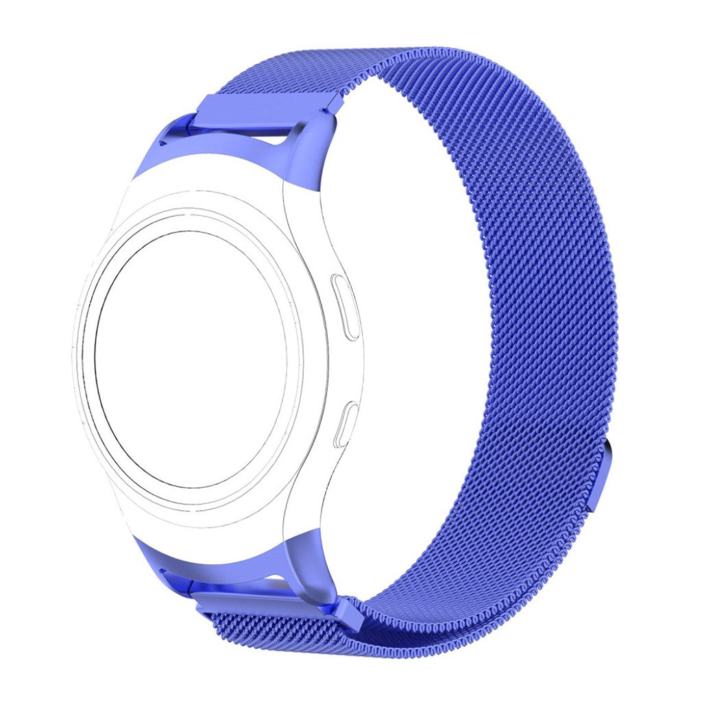 Rigtigt rart Samsung Gear Fit2 Metal Rem - Blå#serie_2