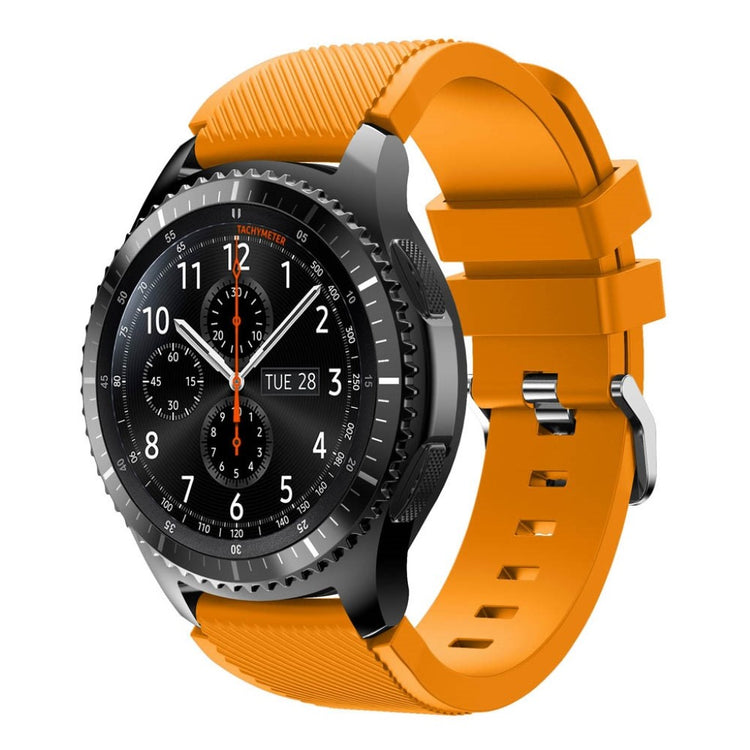 Fantastisk Samsung Gear S3 Silikone Rem - Orange#serie_10