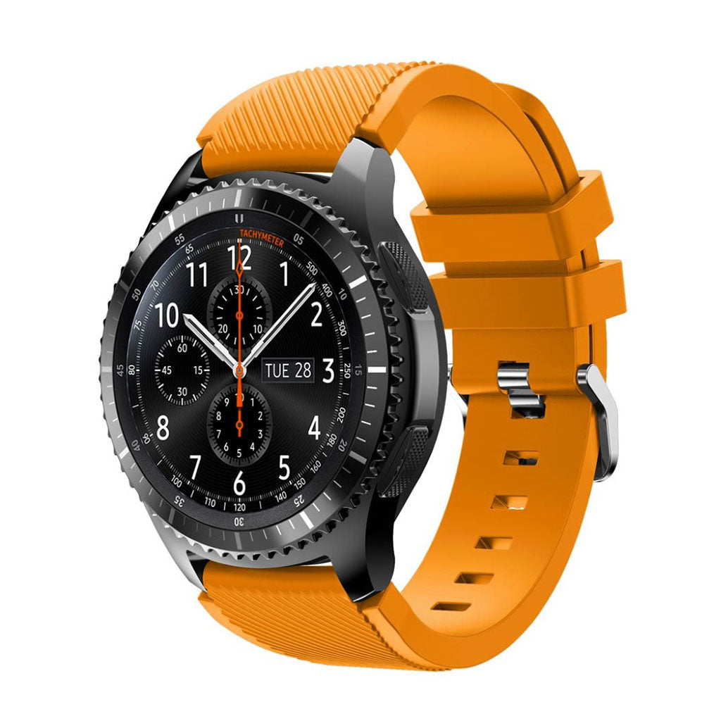Fantastisk Samsung Gear S3 Silikone Rem - Orange#serie_10