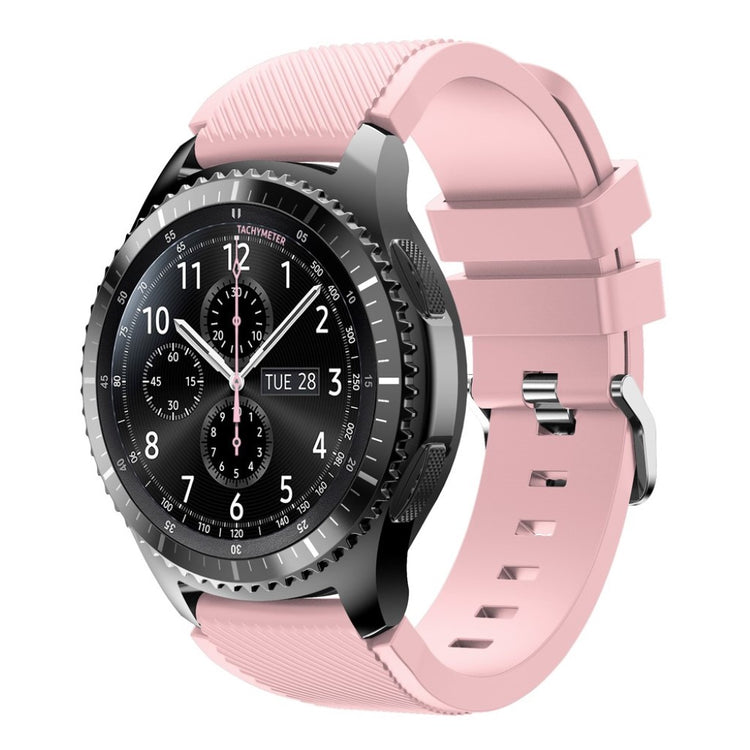 Fantastisk Samsung Gear S3 Silikone Rem - Pink#serie_11