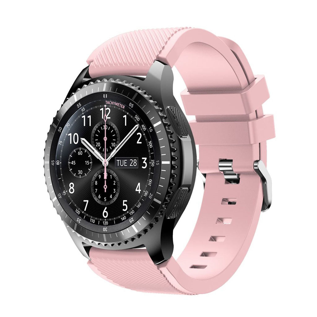 Fantastisk Samsung Gear S3 Silikone Rem - Pink#serie_11