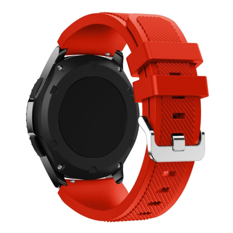 Fantastisk Samsung Gear S3 Silikone Rem - Rød#serie_13