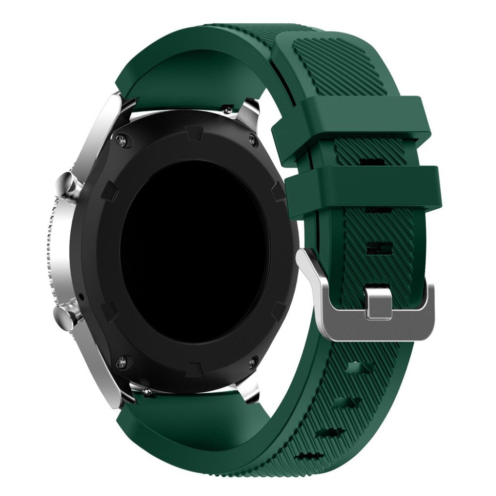 Fantastisk Samsung Gear S3 Silikone Rem - Grøn#serie_15