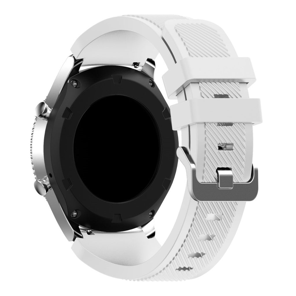 Fantastisk Samsung Gear S3 Silikone Rem - Hvid#serie_16
