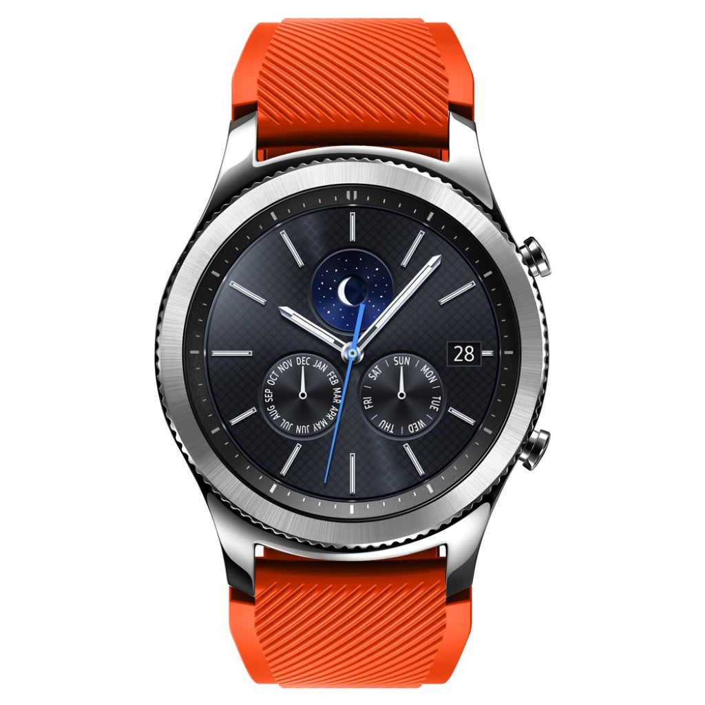 Fantastisk Samsung Gear S3 Silikone Rem - Rød#serie_17