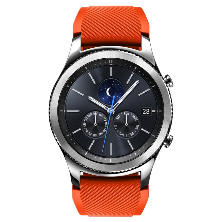 Fantastisk Samsung Gear S3 Silikone Rem - Rød#serie_17