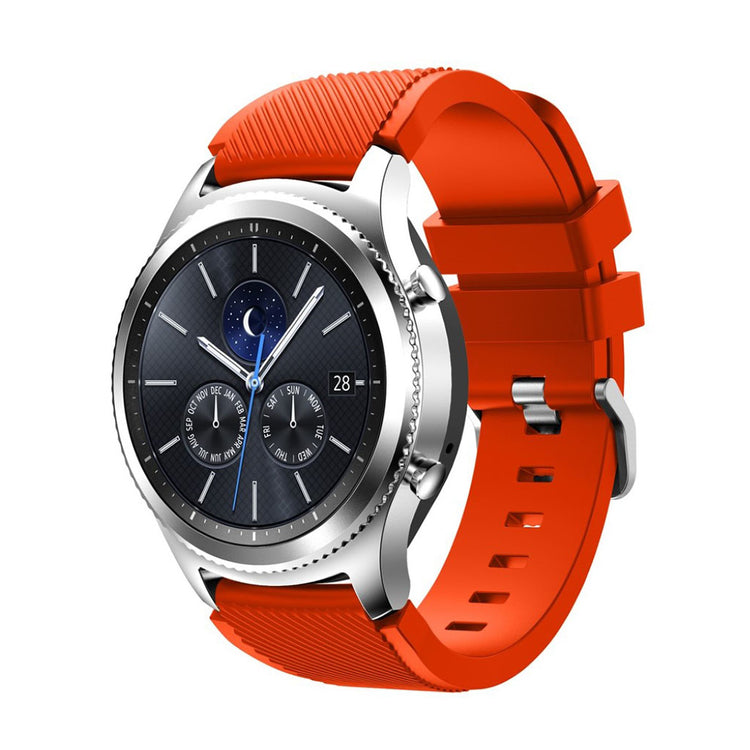Fantastisk Samsung Gear S3 Silikone Rem - Rød#serie_17