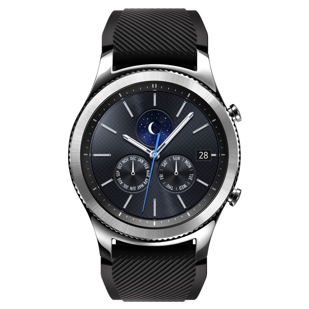 Fantastisk Samsung Gear S3 Silikone Rem - Sort#serie_18