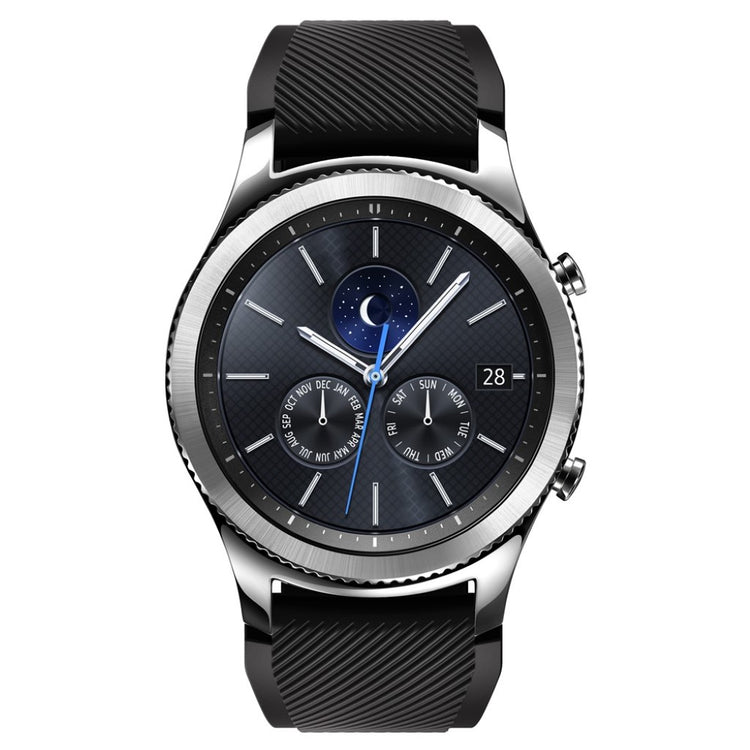 Fantastisk Samsung Gear S3 Silikone Rem - Sort#serie_18