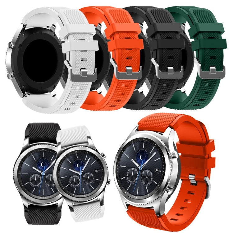 Fantastisk Samsung Gear S3 Silikone Rem - Sort#serie_18