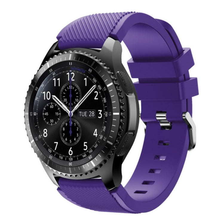 Fantastisk Samsung Gear S3 Silikone Rem - Lilla#serie_2