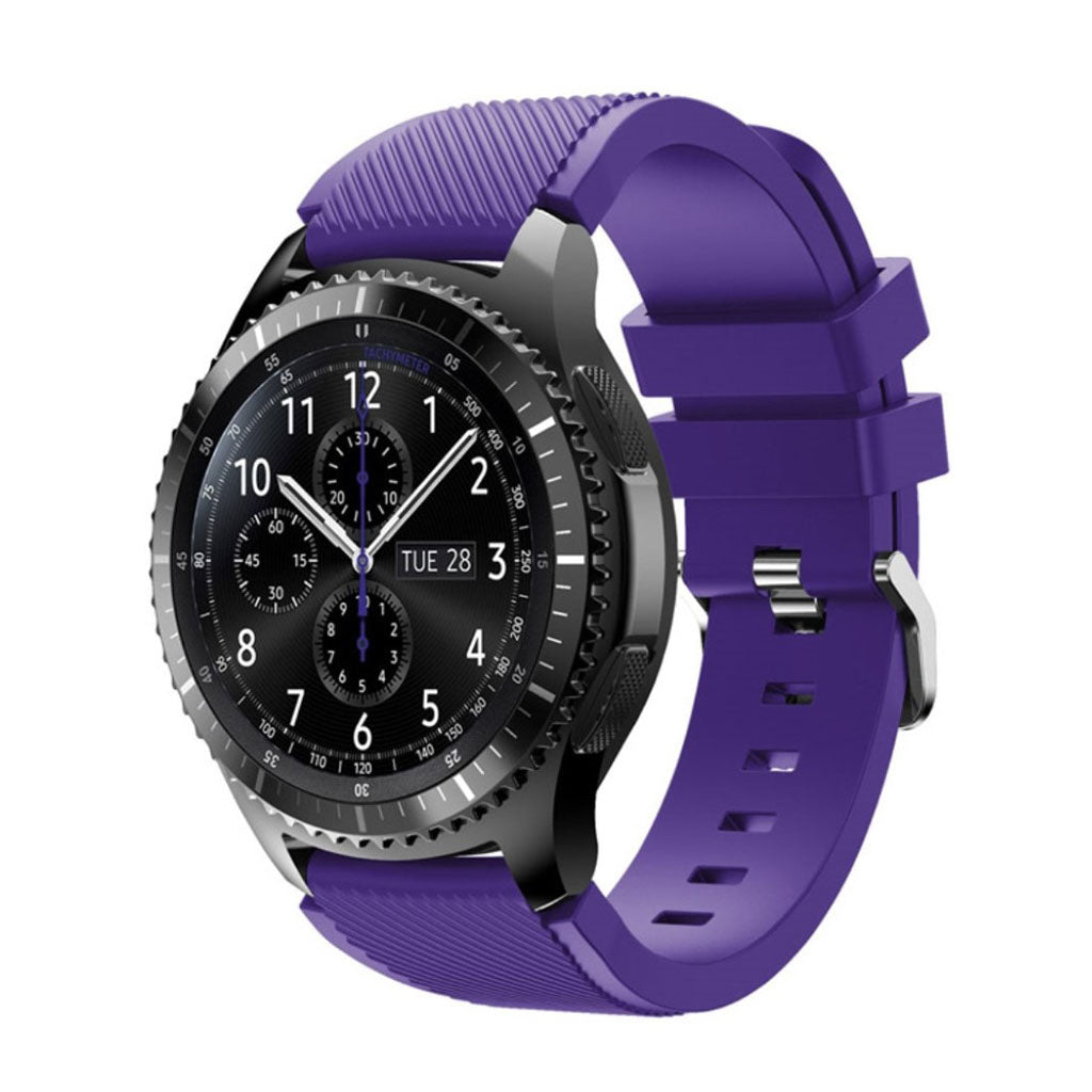 Fantastisk Samsung Gear S3 Silikone Rem - Lilla#serie_2