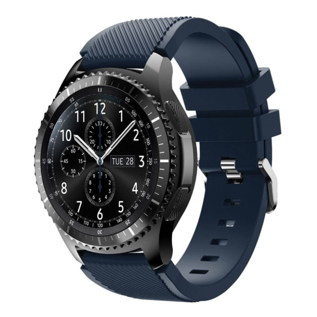 Fantastisk Samsung Gear S3 Silikone Rem - Sort#serie_3