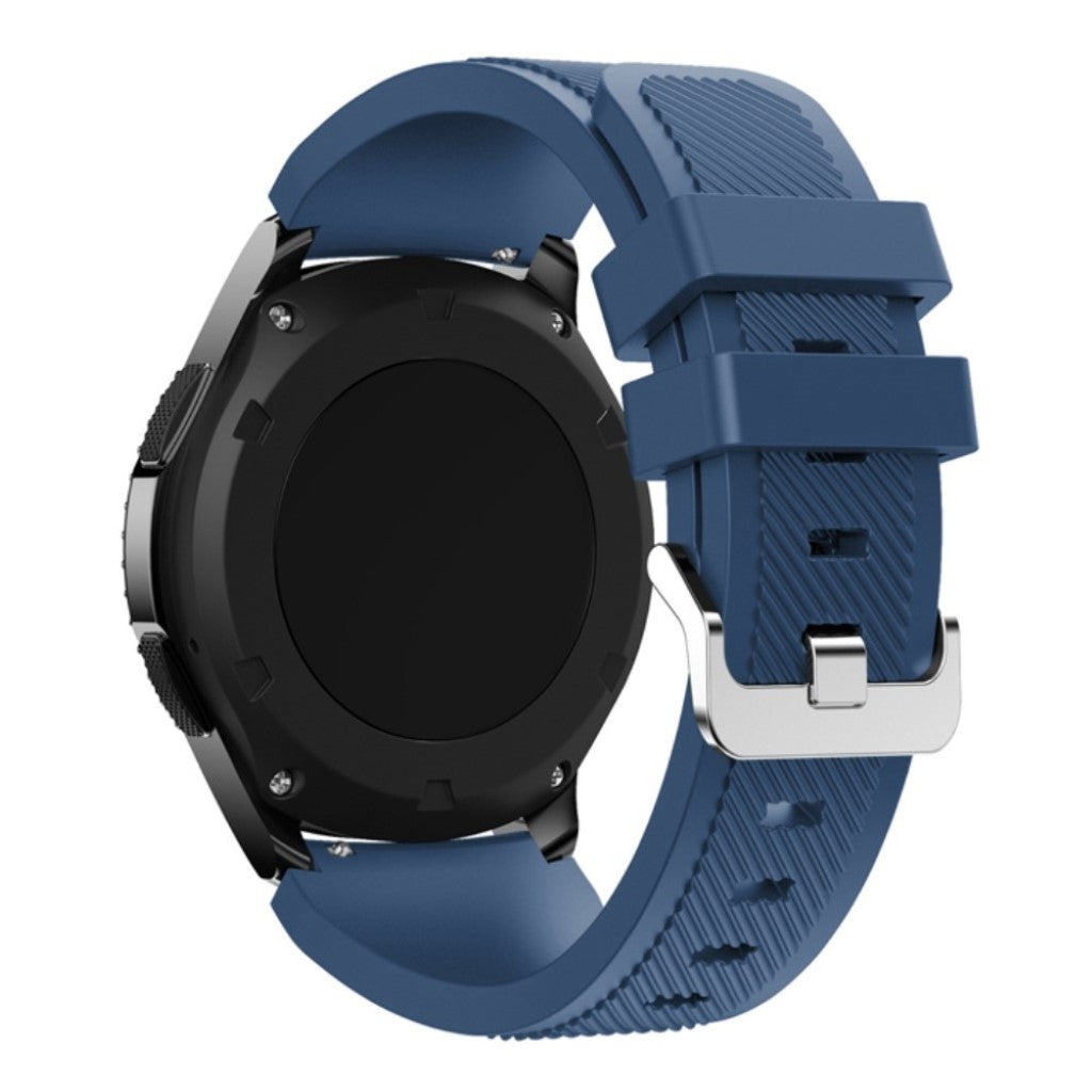 Fantastisk Samsung Gear S3 Silikone Rem - Blå#serie_4