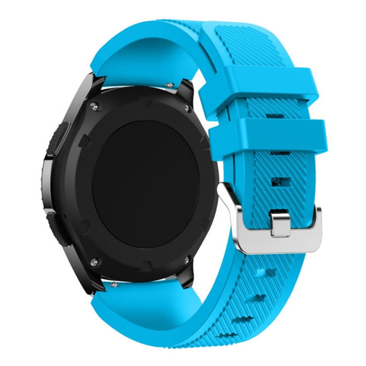 Fantastisk Samsung Gear S3 Silikone Rem - Blå#serie_5