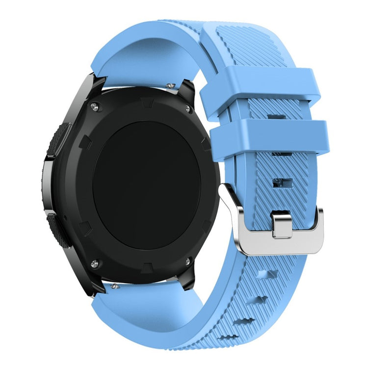 Fantastisk Samsung Gear S3 Silikone Rem - Blå#serie_6