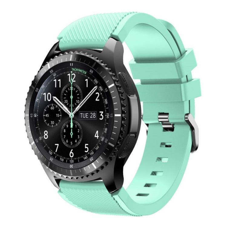 Fantastisk Samsung Gear S3 Silikone Rem - Grøn#serie_7