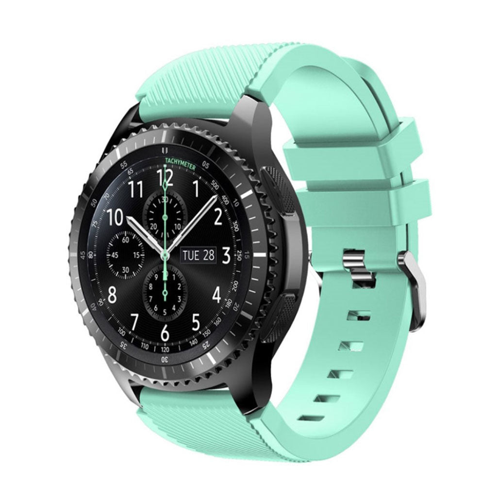Fantastisk Samsung Gear S3 Silikone Rem - Grøn#serie_7
