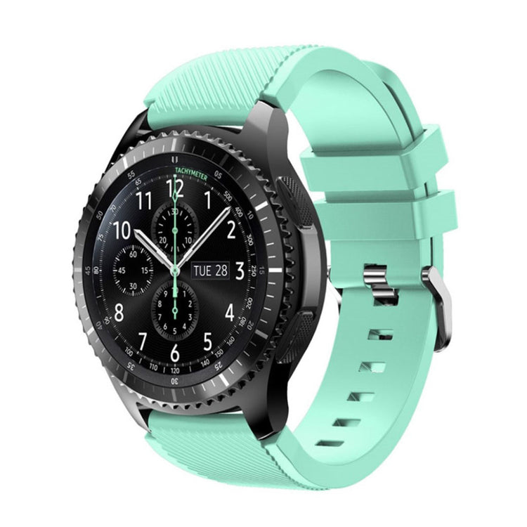 Fantastisk Samsung Gear S3 Silikone Rem - Grøn#serie_7