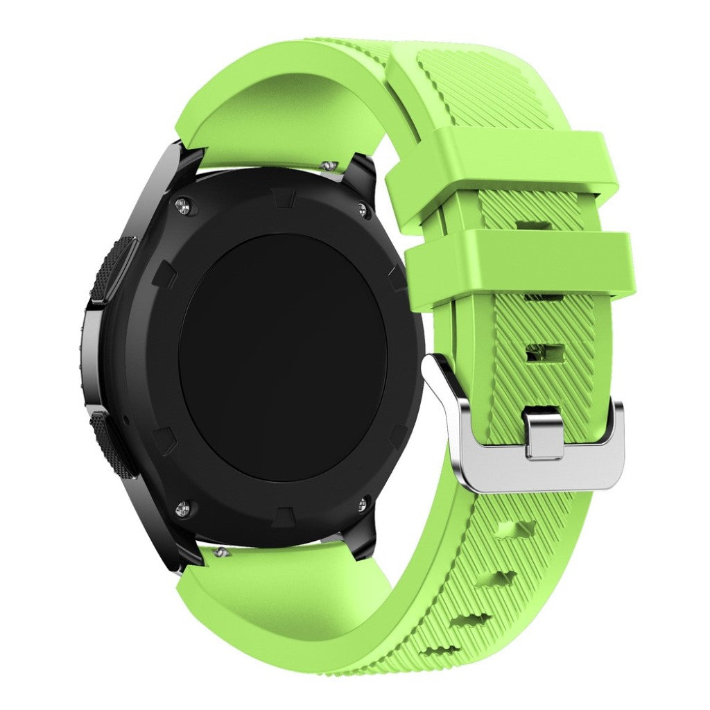 Fantastisk Samsung Gear S3 Silikone Rem - Grøn#serie_8