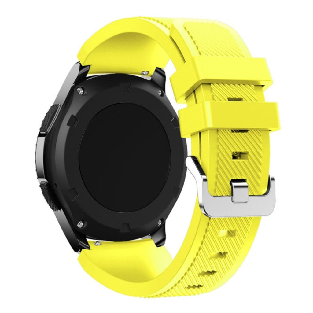 Fantastisk Samsung Gear S3 Silikone Rem - Gul#serie_9