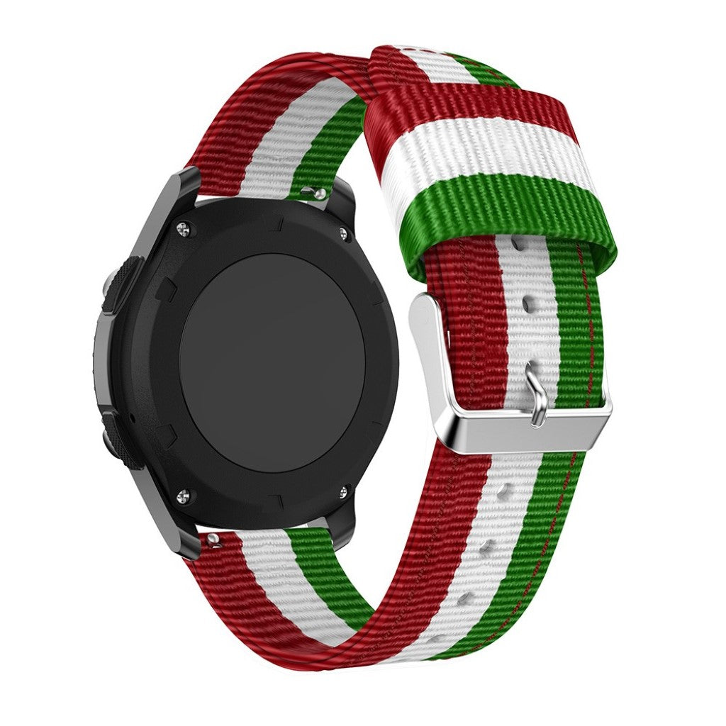 Rigtigt fed Samsung Gear S3 Nylon Rem - Flerfarvet#serie_1