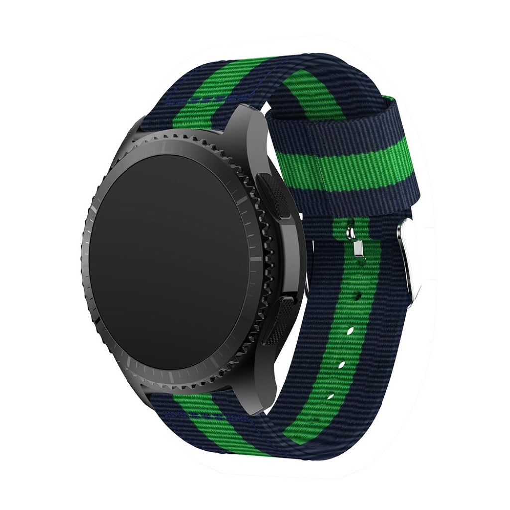 Rigtigt fed Samsung Gear S3 Nylon Rem - Flerfarvet#serie_2