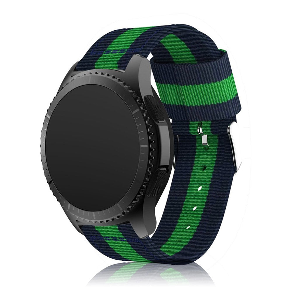 Rigtigt fed Samsung Gear S3 Nylon Rem - Flerfarvet#serie_2