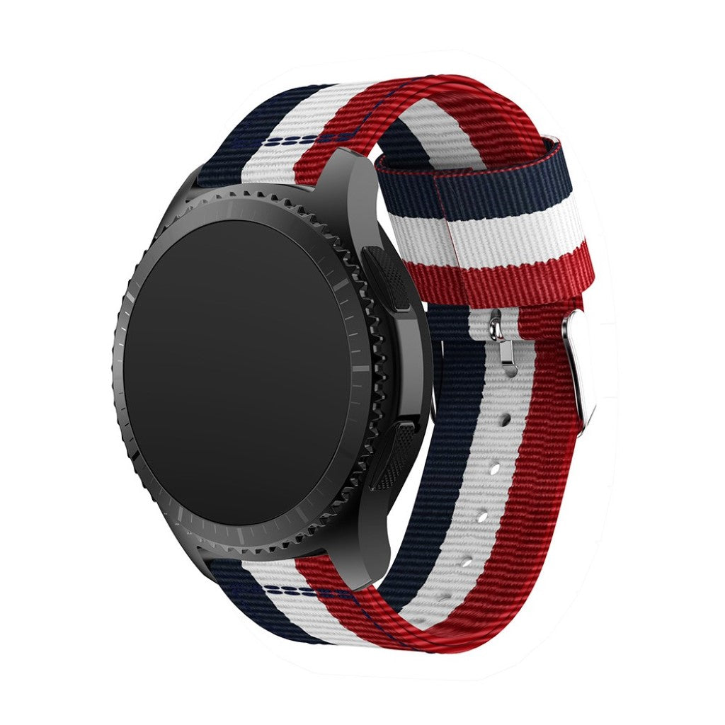Rigtigt fed Samsung Gear S3 Nylon Rem - Flerfarvet#serie_3