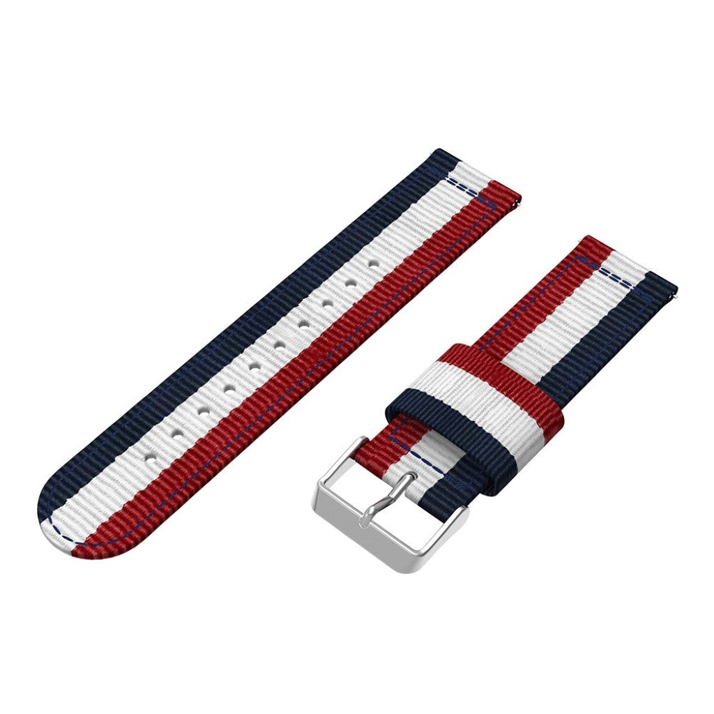 Rigtigt fed Samsung Gear S3 Nylon Rem - Flerfarvet#serie_3