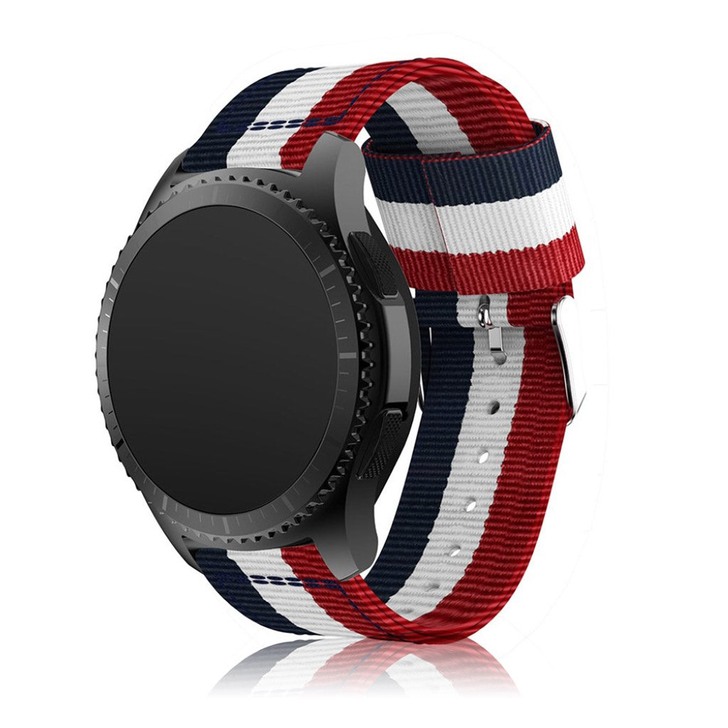 Rigtigt fed Samsung Gear S3 Nylon Rem - Flerfarvet#serie_3