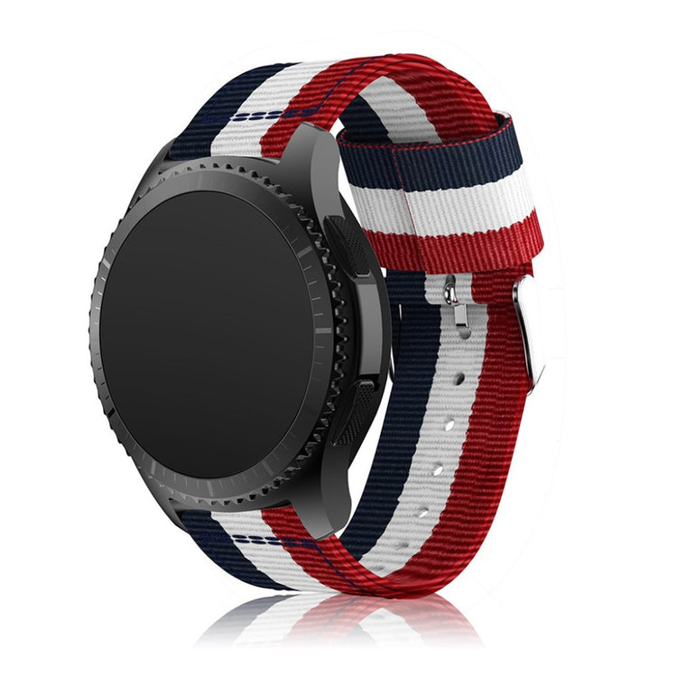 Rigtigt fed Samsung Gear S3 Nylon Rem - Flerfarvet#serie_3
