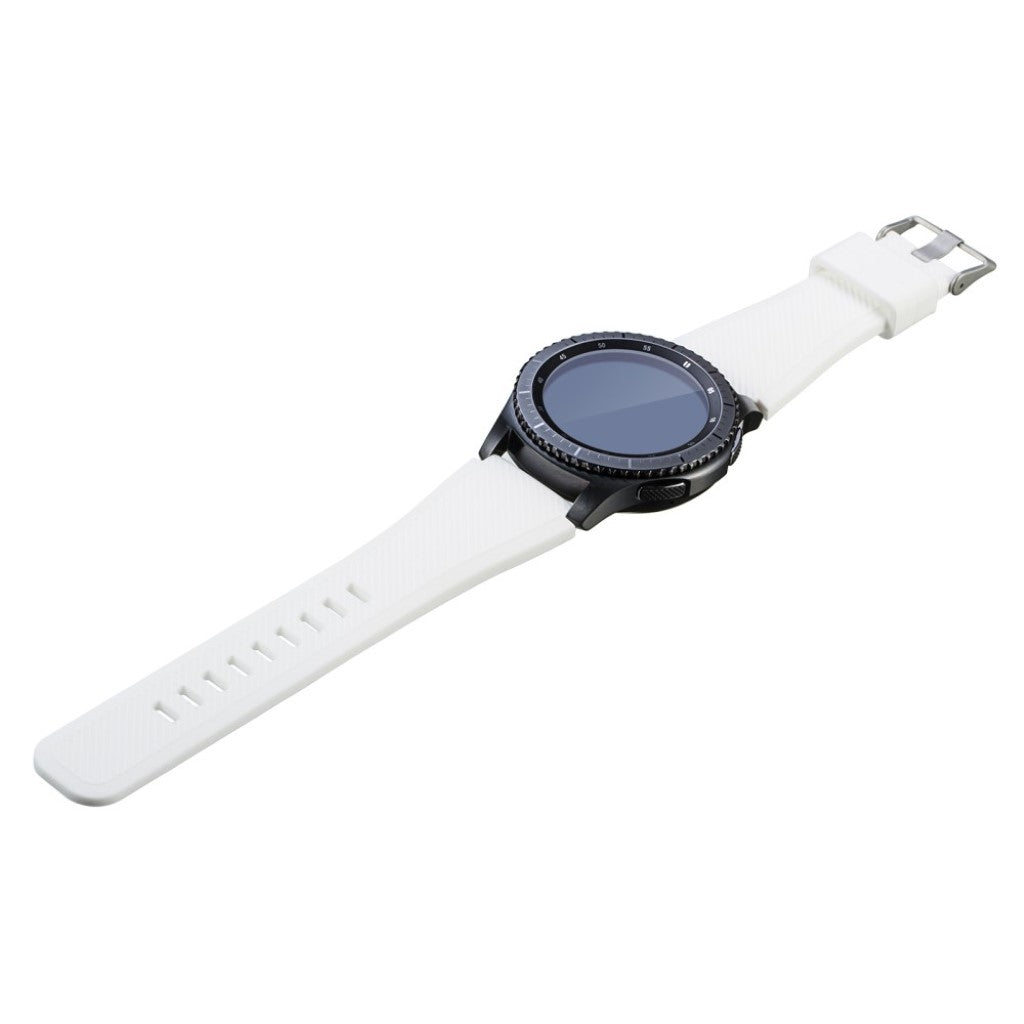Rigtigt godt Samsung Gear S3 Silikone Rem - Hvid#serie_4