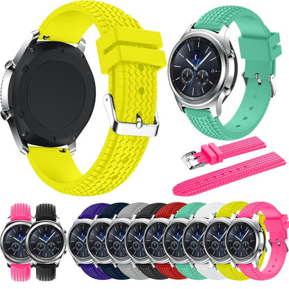 Meget elegant Samsung Gear S3 Silikone Rem - Blå#serie_3