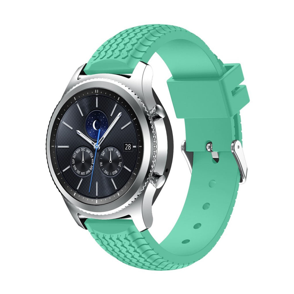 Meget elegant Samsung Gear S3 Silikone Rem - Blå#serie_3