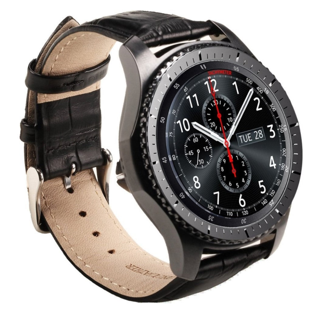 Meget sejt Samsung Gear S3 Kunstlæder Rem - Sort#serie_2